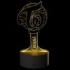 YX&ST Kpop Twice 16 Colors LED Night Light with Remote Control USB Acrylic Home Room Decoration