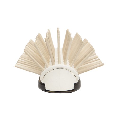 Ibiza Hair Professional Detangling Brush with Wooden Pins (Pearl MP7) Stimulate Scalp & Reduce Drying Time, Biodegradable Materials, For All Hair Types