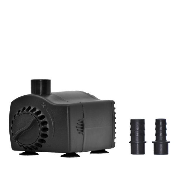 smartpond 155 GPH Fountain Pump with Low-Water Shut-off Feature, Auto Shut-Off to Prevent Pump Burnout, 3 ft. Pumping Height, Ideal for Small Fountains, Great for Hydroponics