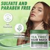 Tea Tree Oil Hair Mask - Deep Conditioner Treatment for All Hair Types - Intense Hydration Care and Protein Moisture Repair for Women and Men.