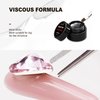 MAGYCAT 2Pcs 45ML Nail Art Rhinestone Glue Gel Super Strong Adhesive NO Wipe Gel Nail Glue for Rhinestones 3D DIY Decorations Nail Gem Glue for Nail Crystals Beads Diamond (15ML+30ML)