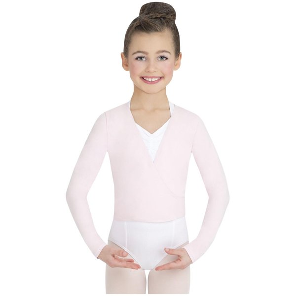 Capezio Little Girls' Classics Wrap Top, Pink, Small