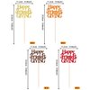 12 Pack Happy Friendsgiving Centerpiece Sticks, Friendsgiving Party Decorations, Fall Theme Thanksgiving Table Toppers Decotations for Happy Thanksgiving Day Theme Birthday Party Decorations Multi