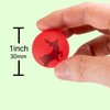 25 Bouncy Balls for Kids Party Favors | Christmas Glow in The Dark Bouncy Ball 30mm | Superball Small Rubber Balls for Kids