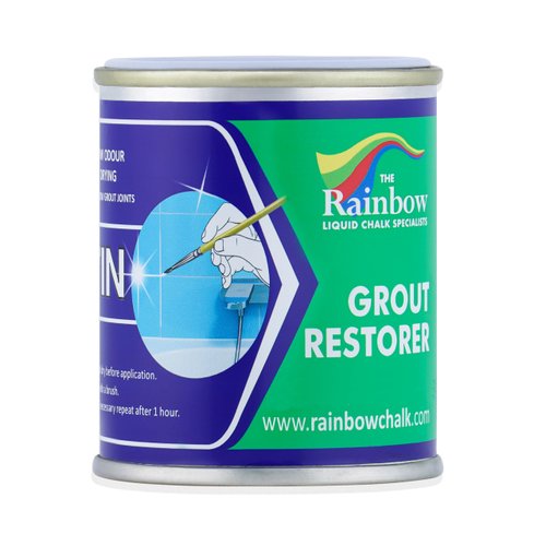Grout Pen Cream Grout Paint: Waterproof Tile Paint Grout Refresh Restorer for Floor, Kitchen & Bathroom Shower Tiles - Cream - Can Size for Larger Projects - 125ml (4.2oz)