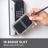 PUNCUBE Badge Holder/Wallet-ID Card Holder with Key Holder and 3 Cards Slot - (Holds 1to 3 Cards) for Office, Work