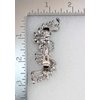 Faship Gorgeous Clear Crystal Floral Hair Barrette Clip