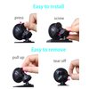 Glucrean Dash Cam Mount Compatible with CHORTAU/OldShark/NIUTA/Apexcam dashcam, Suction Cup Mount Easy to Install and Use, Strong Suction Power Hight Durability and Removeable 2 Pcs