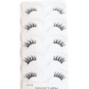 DAODER Eyelashes Half Lashes Natural Look Wispy Cat Eye Mink Lashes Flared Curly 15mm Fake Eye Lashes Extension Reusable Soft Light 3D False Eyelashes for Daily Wear 5 Pairs (8D Half Lashes Flared)