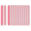 ForPro Mini Foam Board, Double-Sided Nail File, 280/400 Grit, 3.5” L x .5” W, Pink, 50-Count
