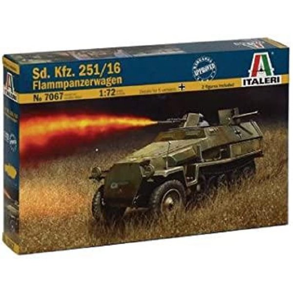 Italeri Models SD.KFZ.251/16 Flammpanzerwagen Kit