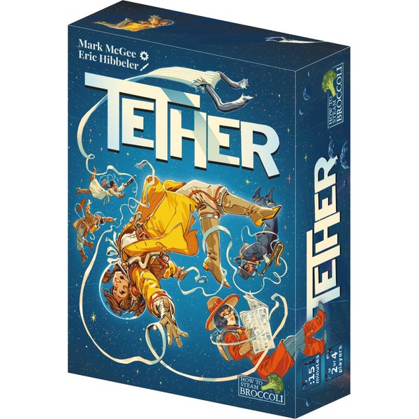How To Steam Broccoli Tether - 2 Player Game for Adults - Small Box Makes it The Perfect Travel Board Game - Unique Mirror Deck Gameplay Where Perspective Matters - Can be Played by Two Teams