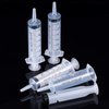 Frienda Large Plastic Syringe 4 Pack Measuring Syringe Tools Dispensing Multiple Uses(60 ml)
