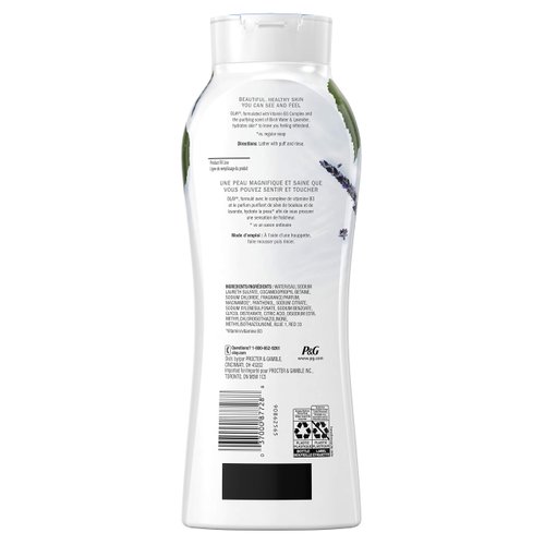 Olay Fresh Outlast Body Wash, Birch Water & Lavender, 12.3 fl oz