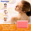 Neoprosone Skin Brightening Soap, 2.82 oz / 80 g, Hyperpigmentation Soap, Cleansing Bar, Fade Dark Spots on Knees, Elbows, Face, Private Areas, with Vitamin C and Castor Oil