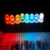 Novelty Place 100 Pieces 5mm White LED Diode Lights - [Super Bright] Clear DC 3V 20mA Light Emitting Diode LED Bulbs - DIY Science Project Electronic Components Lighting Kit (White Light)