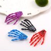 Lurrose 12PCS Devil Skeleton Hair Clips Ghost Claws Hand Hairpins Crocodile Hair Pins for Halloween Party