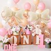 Hungdao 8 Pcs Bow Balloon Bow Theme Birthday Party Decoration Latex Bow Balloon Baby Shower Girl Party Supplies Macaron Coquette Cute Supplies Wedding Bridal Shower Decoration (White)
