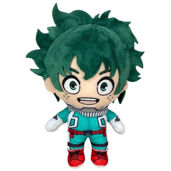 GE Animation My Hero Academia GE-52235 Izuku Midoriya Hero Costume Plush Toys, Multicolored, 8"