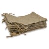 12-Pack 5.5x7.75 Natural Burlap Gift Bags w. Drawstring (Natural Brown, Medium) for Party Favors, Presents or DIY Craft by TheDisplayGuys