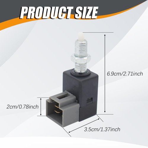 Brake Light Switch, Stop Light Switch, Brake Light Switch Stop Lamp, 93810-3K000 Brake Light Switch Connector, Stop Lamp Switch Compatible with Hyundai KIA Models