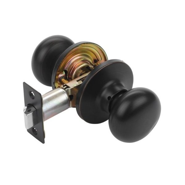 Dynasty Hardware TAH-82-12P Tahoe Passage Door Knob, Aged Oil Rubbed Bronze