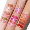 Oulac Shine Orange Liquid Lipstick for Women-Lip Plumper Lip Gloss for Dry Lip Care, Lightweight Soft and Hydrating Lip Tint Stain with Vitamin E & Rose Oil Vegan & Cruelty-Free, S06