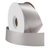 Berwick Offray 1.5" Single Face Satin Ribbon, Silver Gray, 50 Yds