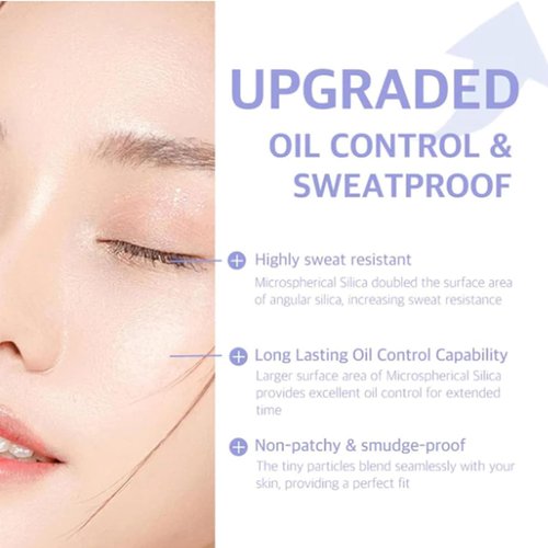 Chillab Lavender Matte Powder,Chillab Lavender Matte Oil Control Face Pressed Powder,Fine Powder,Flawless Matte Finish,Long-Lasting Oil Control,Light and Waterproof,Creating Soft Makeup(1PCS)