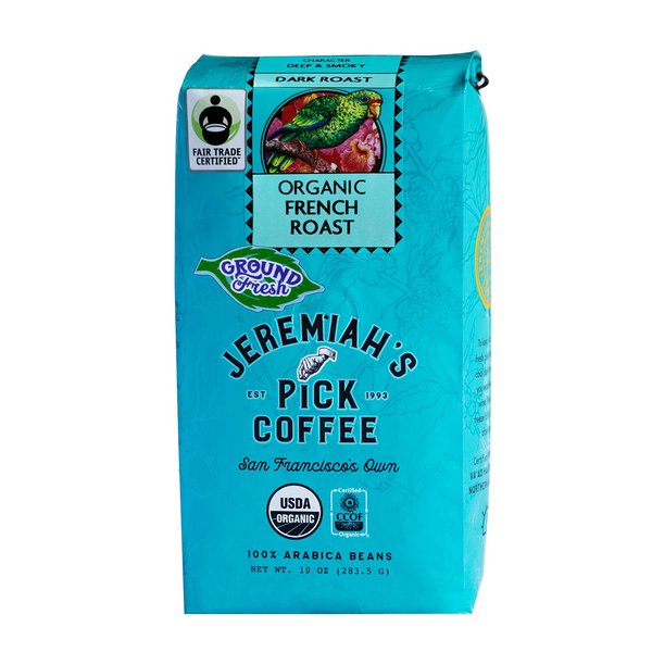 Organic French Roast - Ground Coffee for Drip - 10oz, Caffeinated