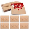 HANSGO Gift Card Envelopes, 100PCS 4 x 2.8 inch Valentine's Day Cards Small Gift Card Holders with Heart Shaped Clasp，Mini Envelopes for Note Cards, Business Card, Wedding，Graduation