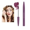 Febcraft Waterproof Purple Mascara - Long Lasting Purple Eyebrow Mascara - Smudge Purple Waterproof Mascara - Proof Telescopic Mascara for Stunning Eyes(Purple)