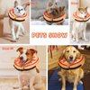 Inflatable Dog Cone Collar - Soft Protective Collar for Dogs and Cats Recovery Pet Cone, E-Collar Dog Neck Pizza Dog Cone After Surgery（No Pump）