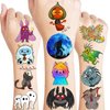 100PCS Cute Cryptid Temporary Tattoos Stickers Theme Birthday Party Decorations Supplies Favors Decor Cool Bigfoot Mothman Yeti Tattoo Gifts For Kids Adults Boys Girls School Prizes Halloween Carnival