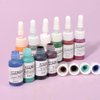 ATOMUS Tattoo Inks Set, 10 Colors 1/6oz (5ml) Complete Tattoo Pigment Kit for Body Tattoo Practice Tattoo Supply Kit