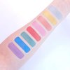 Metallic Pro Face & Body Paint Cake Pots by Cosmic Moon - Set of 8 colours - Professional Water Based Face Paint Makeup for Adults, Kids - 1.26oz