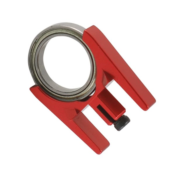 Aluminum Center Driveshaft High Speed Support Set Upgrades Parts for 1/10 ARRMA 3s 4s Big Rock,Granite,Vorteks,Senton,Kraton,1/8 Typhon,Infraction,Vendetta # ARAC4024（Red）