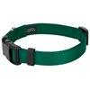 Country Brook Petz - Vibrant 25+ Color Selection - Deluxe Nylon Dog Collar and Leash (Small, 3/4 Inch Wide, Green)