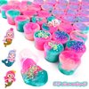 36 Pack Mermaid Slime Kit, Soft & Non-Sticky Galaxy Slime Pack, Mermaid Party Favors for Kids, Slime Party Favors for Girls & Boys, Bag Stuffers, Cute Stuff for Girls