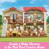 Calico Critters Triple Baby Bunk Beds - Dollhouse Furniture Set for Ages 3+