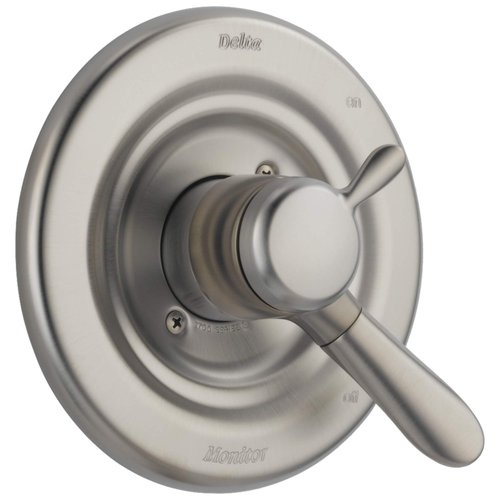 Delta Faucet Lahara 17 Series Dual-Function Shower Handle Valve Trim Kit, Stainless T17038-SS (Valve Not Included)