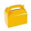 Fun Express Yellow Treat Favor Boxes with Handles - Set of 12 - Birthday, Event and Party Supplies