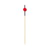 Restaurantware 4.5 Inch Decorative Picks 1000 Japanese Design Decorative Bamboo Skewers - Sharp Point Sturdy Black And Red Bamboo Decorative Picks For Appetizers Or Garnishes