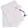 France Luxe Body French-Style Bath Mitt 2-Pack - White/White