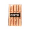 24 pc of COTU (R) Hair Perm Rods Jumbo Size - Sandy Color