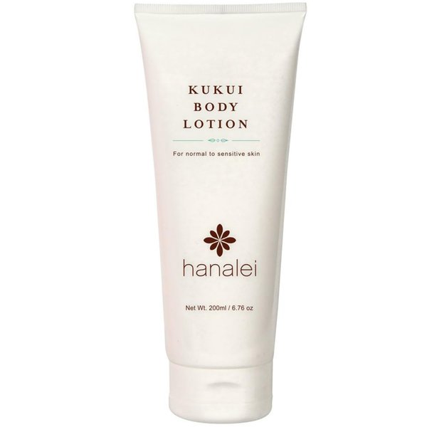 Cruelty-Free and Paraben-Free Kukui Body Lotion by Hanalei – Dye-Free Moisturizer with Kukui Nut Oil, Shea Butter, and Jojoba Oil – Made in USA – Full Size (200 ml)