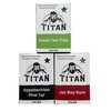 TITAN Natural Bar Soap for Men-Cold Process Soap Made With All Natural Ingredients-Handmade in America. (5 Ounce-Pack of 3, The Good Stuff Bundle)