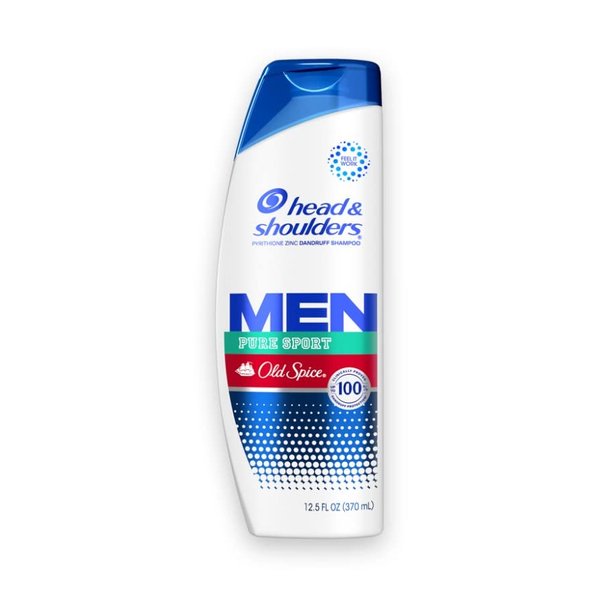 Head & Shoulders Men Old Spice Pure Sport Anti-Dandruff Shampoo, Paraben Free 12.5 Fl Oz (Pack of 2)