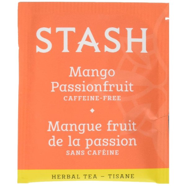 Stash Tea Mango Passionfruit Herbal Tea, Box of 100 Tea Bags