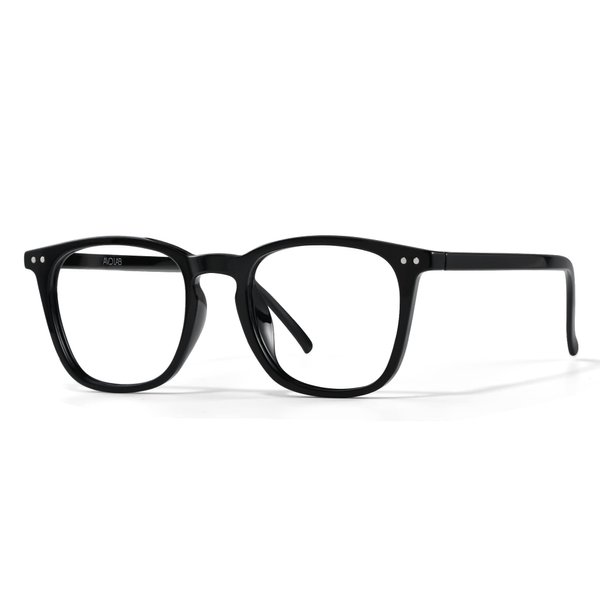 AVDLAB Blue Light Blocking Glasses for Women, Men & Teens, Computer/Gaming/TV/Phones Glasses, Anti Eyestrain & UV Glare (Bright black)